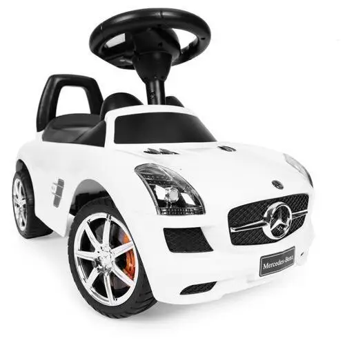 Multistore Jeździk, pchacz dla dzieci mercedes sls amg biały 5