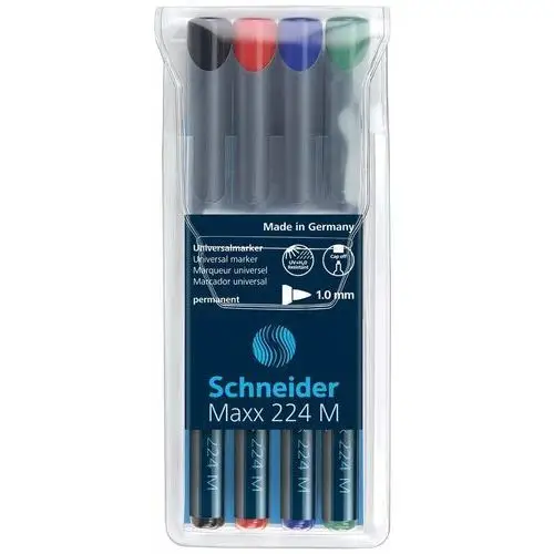 Foliopis Schneider Maxx 224 M 1mm 4 Kol. Mix