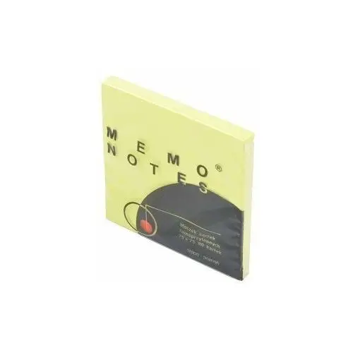 Neopak Memo notes 75x75 mm, 80 kartek, żółty brilliant