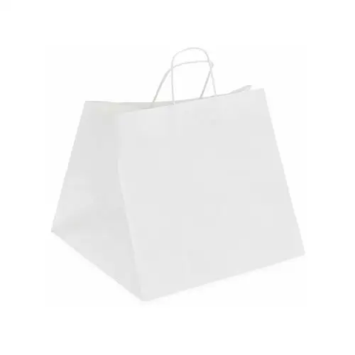 Torba papierowa, biała, 32x22x25 cm Neopak