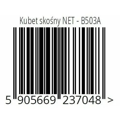 Kubek skośny czarny - pojemnik na długopisy Net 2