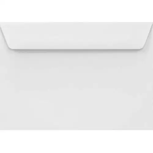Koperty ozdobne gładkie C4 HK białe Olin White 120g 25 szt. - na elegancką korespondencję dokumenty zaproszenia dyplomy