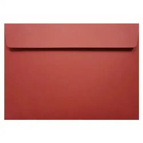 Koperty ozdobne gładkie c5 hk czerwone design 120g 25 szt. - na walentynki kartki bożonarodzeniowe laurki Netuno