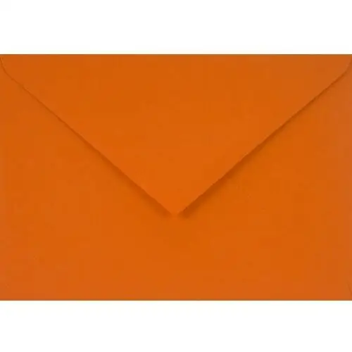 Koperty ozdobne gładkie C6 NK pomarańczowe Sirio Color Arancio 115g 25 szt. - na zaproszenia kartki vouchery laurki