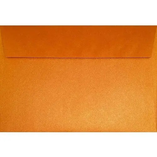 Koperty ozdobne perłowe C5 HK pomarańczowe Sirio Pearl Orange Glow 125g 25 szt. - na zaproszenia kartki vouchery laurki