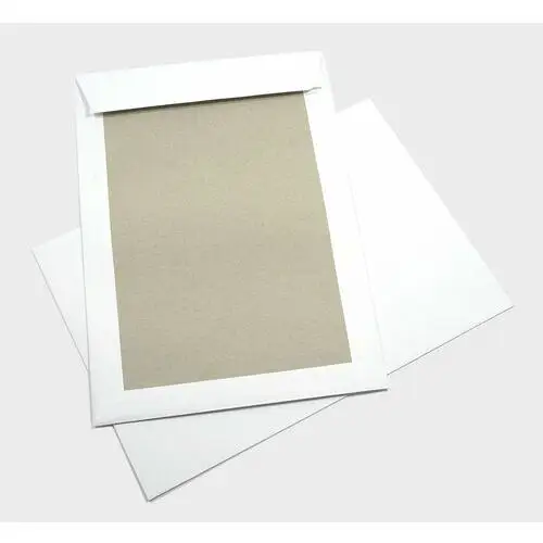 Koperty wysyłkowe z tekturowym spodem ochronne b4 białe 400g 100 szt. - do wysyłki dokumentów folderów zdjęć Netuno