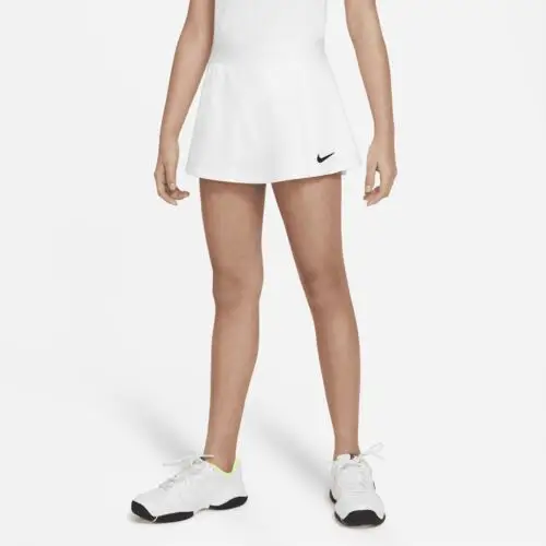 Spódniczka tenisowa dla dużych dzieci (dziewcząt) NikeCourt Dri-FIT Victory - Biel, CV7575-100