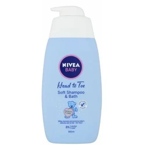 Nivea Baby 2 w 1 szampon i płyn do kąpieli dla dzieci 500 ml