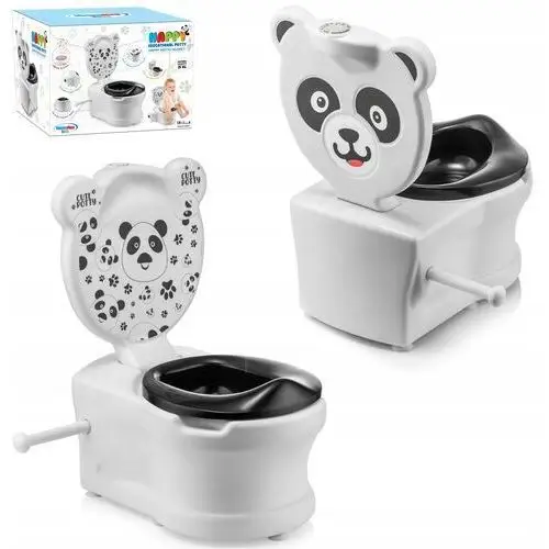 Nocnik Interaktywny Nocniczek Biały Dla Dziecka Toaleta Panda Wyjmowany Wkł