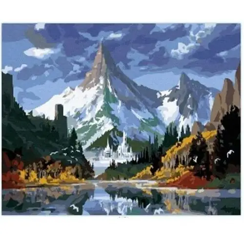 Norimpex Malowanie po numerach 40x50cm zamek w górach