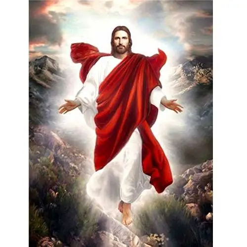 Mozaika Diamentowa Malowanie Diamentami Jezus