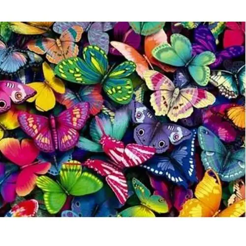 Norimpex Zestaw diy malowanie po numerach 31475 motyle
