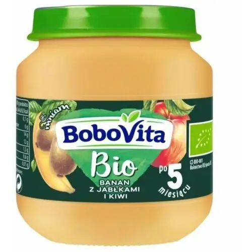 Nutricia Bobovita, bio deserek jabłko, banan, i kiwi po 5. miesiącu 125 g