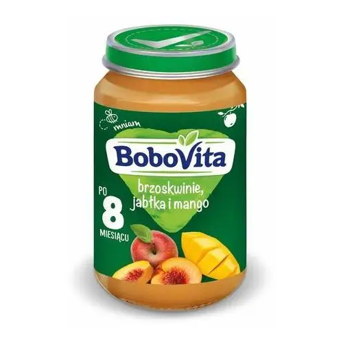 Bobovita, deserek po 8. miesiącu brzoskwinie, jabłko i mango, 190 g Nutricia