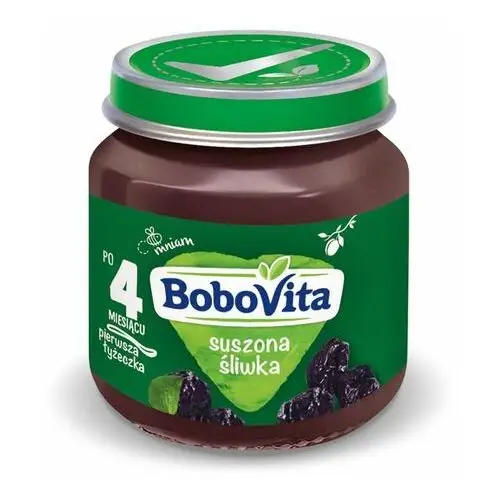 Nutricia Bobovita, suszona śliwka deserek po 4. miesiącu, 125 g