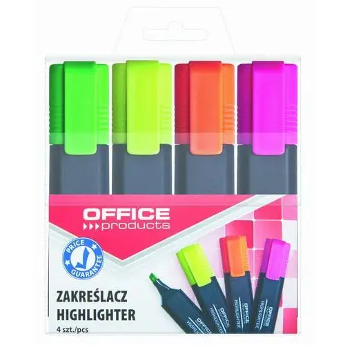 Officeproducts Zakreślacze office products 4 kolory