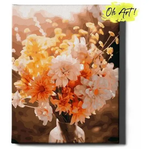 Malowanie Po Numerach 40x50cm Kwiaty w słońcu – Obraz do Malowania po numerach Kwiaty – Oh Art