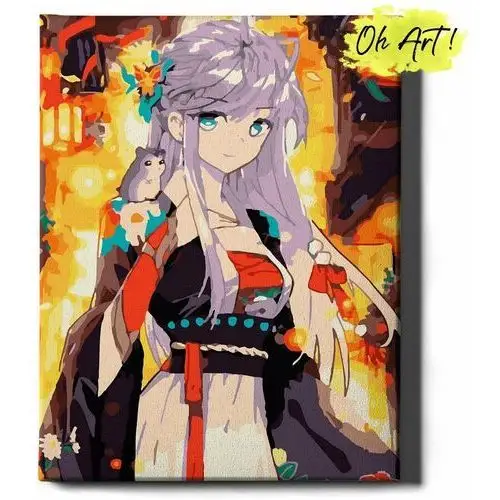 Malowanie Po Numerach z Ramą 40x50 cm Anime – Obraz do Malowania po numerach Dla Dzieci Oh Art
