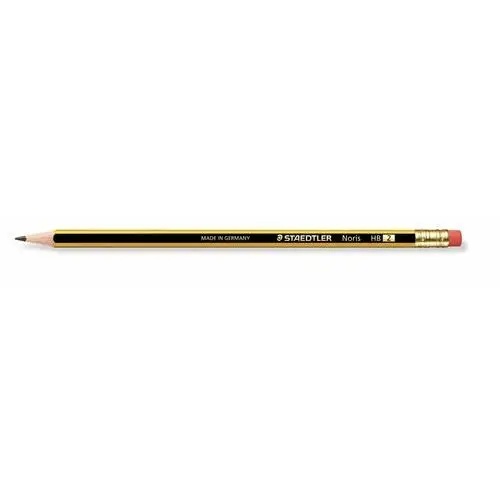 Ołówek noris, sześciokątny z gumką, tw. hb, staedtler Gdd grupa dystrybucyjna daccar