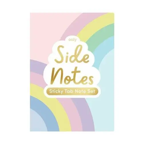 Ooly Notes z karteczkami samoprzylepnymi - pastelowa tęcza