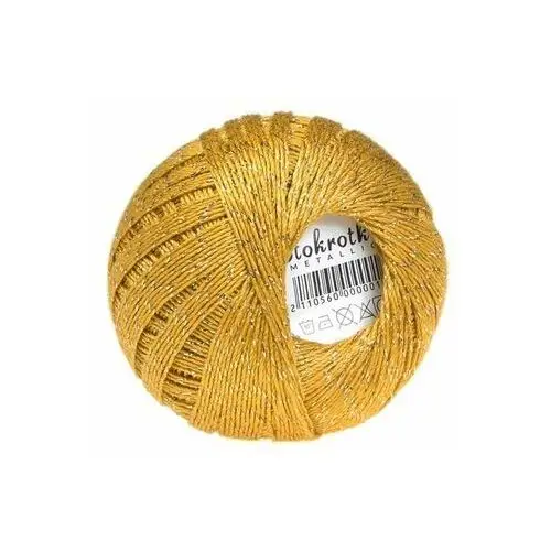Opus Kordonek natura stokrotka nr 1726 metallic, złoty ze złotą nitką, 200m