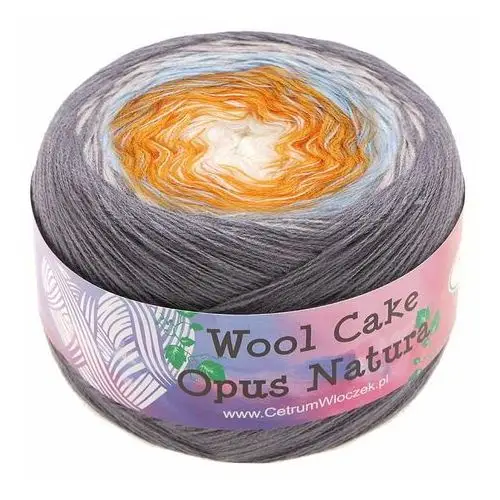 Włóczka natura wool cake 50041 ombre Opus