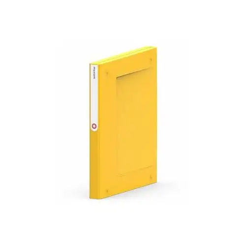 Orplast Folder na dokumenty, zamykany moxom newbinder 25 mm, żółty, bez mechanizmu, a4
