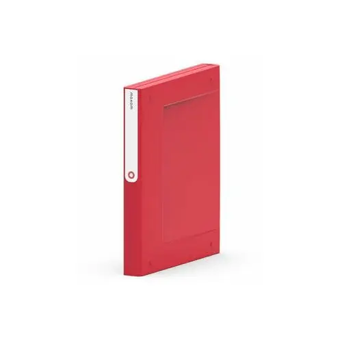 Folder na dokumenty, zamykany moxom newbinder 35 mm, czerwony, bez mechanizmu, a4 Orplast