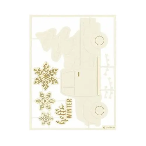 P13 Baza dekoracyjna christmas charm 06, 15x20cm, 1kpl
