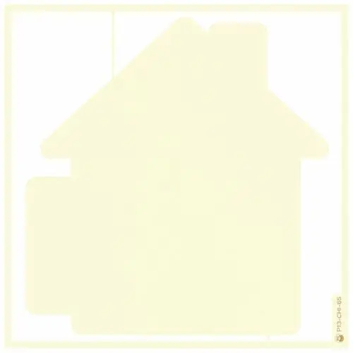 P13 Wkład do bazy albumowej domek 02, 15x15cm, 3szt