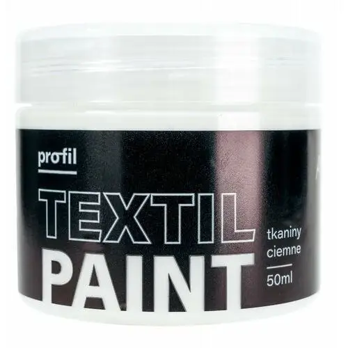 Paint-it Farba do tkanin ciemnych profil 50ml biały