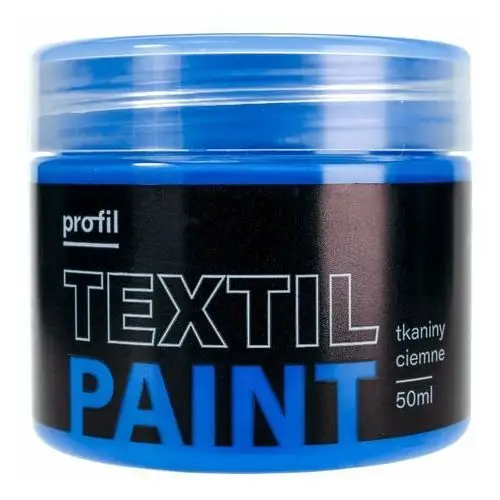Paint-it Farba do tkanin ciemnych profil 50ml niebieski