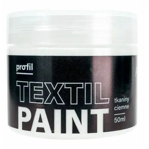 Farba do tkanin jasnych profil 50ml biały Paint-it