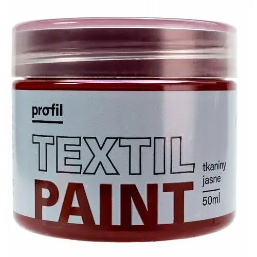 Paint-it Farba do tkanin jasnych profil 50ml bordo