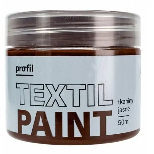 Paint-it Farba do tkanin jasnych profil 50ml brąz