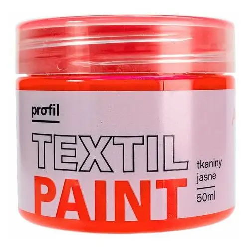 Paint-it Farba do tkanin jasnych profil 50ml czerw. jasny