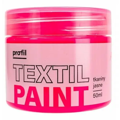 Paint-it Farba do tkanin jasnych profil 50ml róż fluo