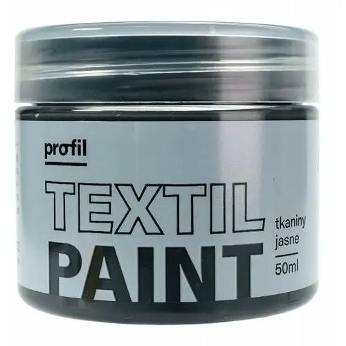 Farba do tkanin jasnych profil 50ml szary Paint-it