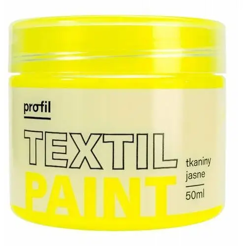 Paint-it Farba do tkanin jasnych profil 50ml zółty fluo