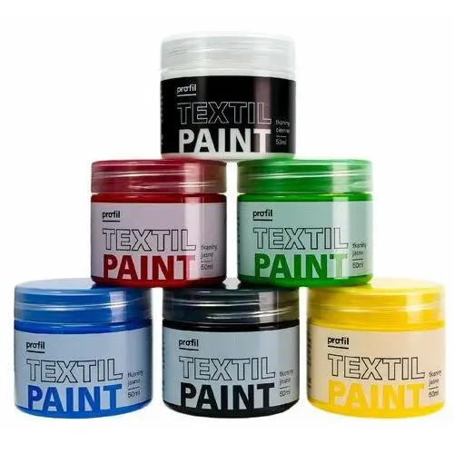 Paint-it Zestaw farb 6x50ml, do jasnych tkanin