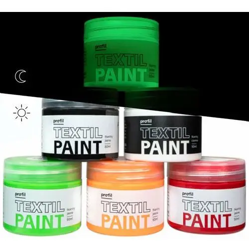Paint-it Zestaw farb 6x50ml, do jasnych tkanin - rebel set