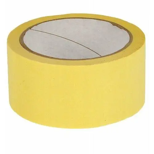 Taśma malarska maskująca papierowa, 50mmx33m żółta Pakart