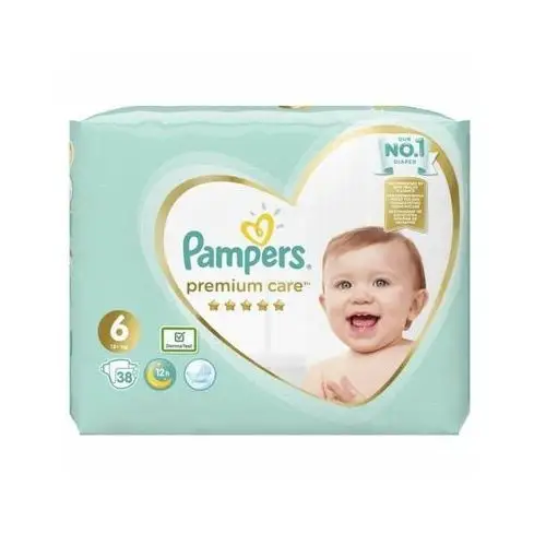 Pampers pieluchy extra large 6 premium care (13+ kg) 38 szt