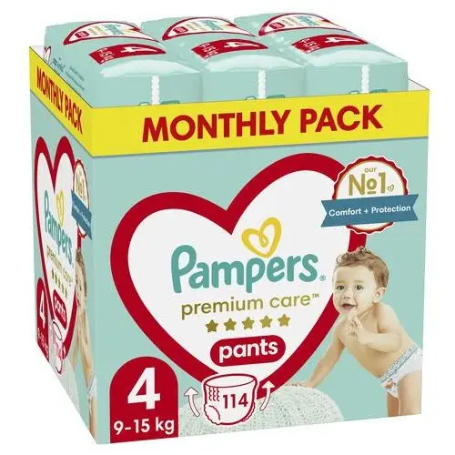 Pampers Premium Care 4 Pieluchomajtki 114 szt