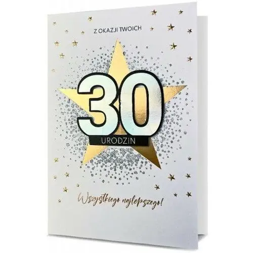 Kartka na 30 urodziny z życzeniami H1087