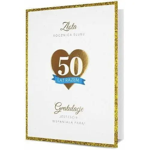 Kartka na 50 rocznicę ślubu Złote gody H2533