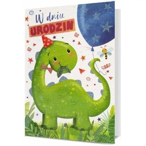 Kartka Urodzinowa Dla Dziecka Z Dinozaurem Kstar79