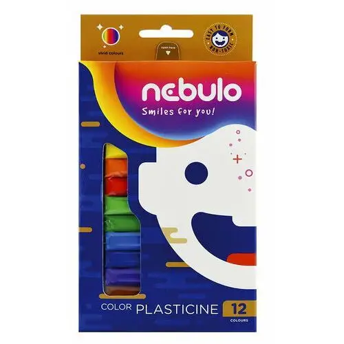 Plastelina Nebulo, 12 Kolorów