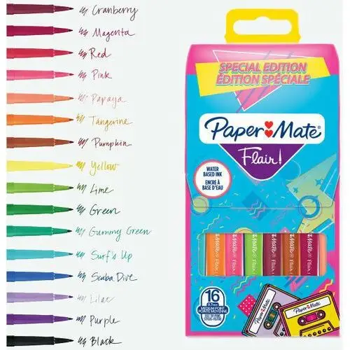 Paper Mate Pisaki 16 Kolorów Flair - 2180625