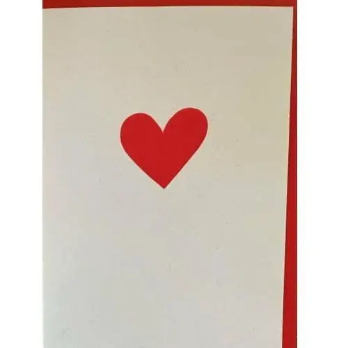 Paperchase- Kartka czerwone serce